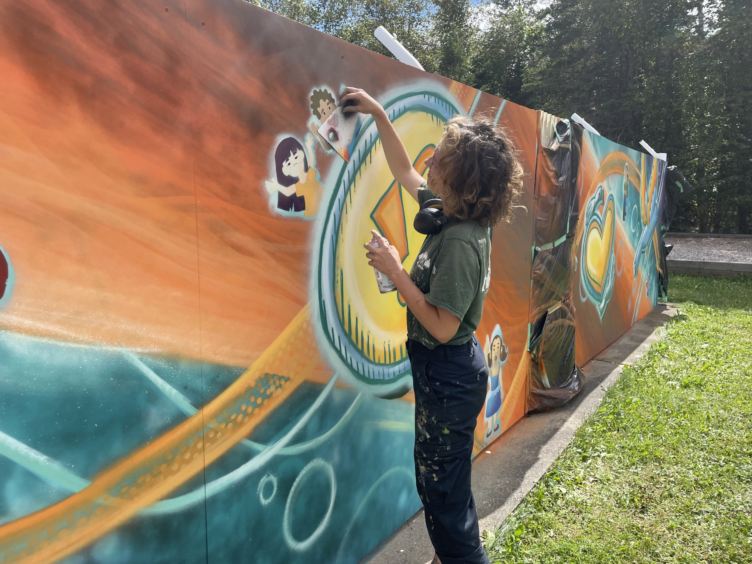 Fresque sur les droits des enfants